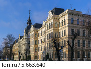 Улица Элизабет в Риге, Латвия (2014 год). Стоковое фото, фотограф Boris Breytman / Фотобанк Лори