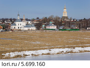 Суздаль, вид ранней весной (2014 год). Стоковое фото, фотограф Gagara / Фотобанк Лори