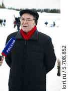 Айпин, Еремей Данилович — депутат Думы Ханты-Мансийского автономного округа — Югры, ханты советский и российский писатель (2014 год). Редакционное фото, фотограф Владимир Мельников / Фотобанк Лори
