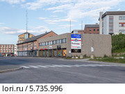Магазин в центральной части Киркенеса (2013 год). Редакционное фото, фотограф Алексей Шматков / Фотобанк Лори