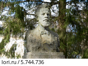 П.П. Кащенко. Бюст на территории Психиатрической больницы в Никольском (2014 год). Редакционное фото, фотограф Александр Щепин / Фотобанк Лори