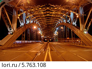 Санкт-Петербург. Мост Петра Великого (Большеохтинский) (2010 год). Редакционное фото, фотограф Светлана Кудрина / Фотобанк Лори