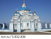 Вход  в храм иконы Казанской Божией матери. п.Тельма. Стоковое фото, фотограф Копылова Ольга Васильевна / Фотобанк Лори