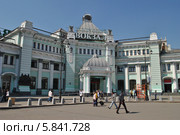 Белорусский вокзал в Москве (2014 год). Редакционное фото, фотограф lana1501 / Фотобанк Лори