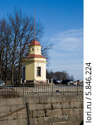 Павильон мареографа кронштадтского футштока. Кронштадт (2014 год). Стоковое фото, фотограф Александр Щепин / Фотобанк Лори