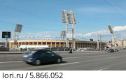 Вид на стадион Петровский со стороны Тучкового моста, Санкт-Петербург (2014 год). Редакционное видео, видеограф Кекяляйнен Андрей / Фотобанк Лори