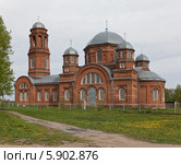Моршанский район. Село Серповое. Воскресенский храм (2014 год). Стоковое фото, фотограф Алексей Шаповалов (Стерх) / Фотобанк Лори
