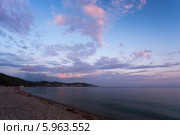 Абхазия. Вечер у моря в Пицундской бухте. Стоковое фото, фотограф Анна Кудрявцева / Фотобанк Лори