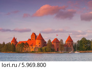 Замок Тракай, Литва (2014 год). Стоковое фото, фотограф Литвяк Игорь / Фотобанк Лори