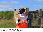 Судья на рекогносцировке. Пейнтбол (2014 год). Редакционное фото, фотограф Анатолий Матвейчук / Фотобанк Лори