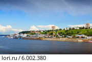 Летний вид Нижнего Новгорода. Россия (2012 год). Стоковое фото, фотограф Яков Филимонов / Фотобанк Лори