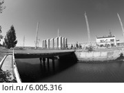 Электролизная станция с ресиверами хранения водорода. Березовская ГРЭС. Красноярский край (2014 год). Редакционное фото, фотограф Валерий Акулич / Фотобанк Лори