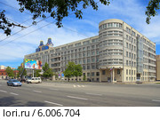 Администрация Новосибирской области на площади имени Свердлова. Город Новосибирск (2014 год). Редакционное фото, фотограф Григорий Писоцкий / Фотобанк Лори