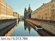 Утро на  канале  Грибоедова (2014 год). Редакционное фото, фотограф Татьяна Чепикова / Фотобанк Лори
