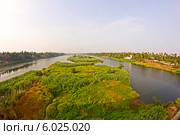 Керала. Река Перьяр около горожа Калади (2014 год). Стоковое фото, фотограф Вячеслав Беляев / Фотобанк Лори