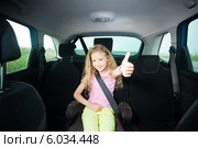 Child in car. Стоковое фото, фотограф Гладских Татьяна / Фотобанк Лори