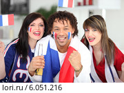 French football supports. Стоковое фото, фотограф Phovoir Images / Фотобанк Лори