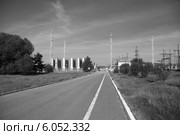 Электролизная станция с ресиверами хранения водорода. Березовская ГРЭС. Красноярский край (2014 год). Редакционное фото, фотограф Валерий Акулич / Фотобанк Лори