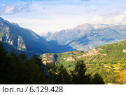 mountains landscape with snow in summer. Стоковое фото, фотограф Яков Филимонов / Фотобанк Лори