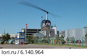 Взлет вертолета. Мякинино. Москва (2014 год). Редакционное видео, видеограф Сергей Соболев / Фотобанк Лори