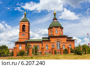 Поселок Воротынск. Церковь Серафима Саровского (2014 год). Стоковое фото, фотограф Сергей Лаврентьев / Фотобанк Лори