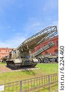 Пусковая установка 2П19 ракетного комплекса 9К72 "Эльбрус". Военно-исторический музей артиллерии, инженерных войск и войск связи в Санкт-Петербурге (2014 год). Редакционное фото, фотограф Иван Марчук / Фотобанк Лори