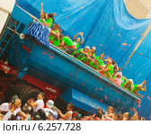 Battle of tomatoes in Bunol (2013 год). Редакционное фото, фотограф Яков Филимонов / Фотобанк Лори