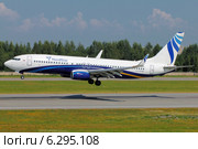 Boeing 737-800 авиакомпании "NordStar" (2014 год). Редакционное фото, фотограф Александр Тарасенков / Фотобанк Лори