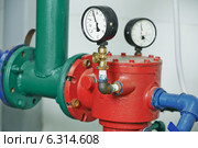 Heating system Boiler room equipments. Стоковое фото, фотограф Дмитрий Калиновский / Фотобанк Лори