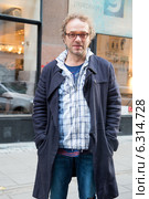 Przegryџ" restaurant owned by popular journalist and publicist Piotr Najsztub. Mokotowska street, Warsaw. Pictured:Piotr Najsztub" Редакционное фото, агентство BE&W Photo / Фотобанк Лори