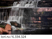 Саблинский водопад. Стоковое фото, фотограф Артемий Усатов / Фотобанк Лори