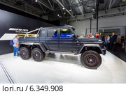 Mercedes-Benz G 63 AMG 6x6. ММАС 2014. Редакционное фото, фотограф Сергей Лаврентьев / Фотобанк Лори