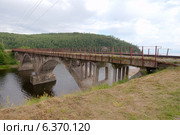 Железнодорожный мост, КБЖД, озеро Байкал. Стоковое фото, фотограф Некрасов Андрей / Фотобанк Лори