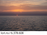 Морской закат (2012 год). Стоковое фото, фотограф Александр Антонников / Фотобанк Лори