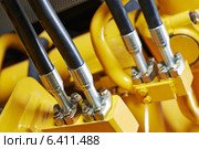 Hydraulics of machinery. Стоковое фото, фотограф Дмитрий Калиновский / Фотобанк Лори