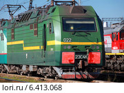Россия. Электровоз 2ЭС4К "Дончак" (2014 год). Редакционное фото, фотограф Александр Тарасенков / Фотобанк Лори
