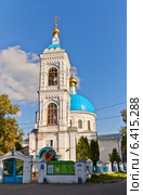 Церковь Спаса Преображения (Саввинская, 1905 г.) в Саввино, г. Железнодорожный, Московская обл. Архитектор Н. Потапов (2014 год). Стоковое фото, фотограф Иван Марчук / Фотобанк Лори