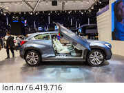 Subaru VIZIV-2 Concept. Московский международный автомобильный салон 2014. Редакционное фото, фотограф Сергей Лаврентьев / Фотобанк Лори