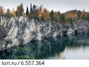 Горный парк "Рускеала". Мраморный карьер. Карелия (2014 год). Редакционное фото, фотограф Ольга Визави / Фотобанк Лори