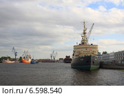 Ледокол "Красин" (2013 год). Редакционное фото, фотограф BoLinar / Фотобанк Лори