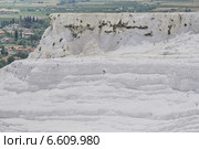Травертин. Памуккале. Провинция Денизли. Турция (2014 год). Стоковое фото, фотограф stargal / Фотобанк Лори