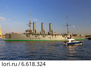 21 сентября 2014 года крейсер "Аврора" отбуксирован в Кронштадт на ремонт. Редакционное фото, фотограф Тарановский Д. / Фотобанк Лори