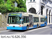 Van Hool AG300T (2014 год). Редакционное фото, фотограф Art Konovalov / Фотобанк Лори