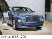 Bentley Mulsanne на ММАС 2014. Редакционное фото, фотограф Алексей Назаров / Фотобанк Лори