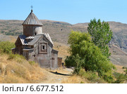Древний монастырь Тсахацкар в горах Армении (2014 год). Стоковое фото, фотограф Овчинникова Ирина / Фотобанк Лори