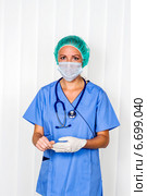 op nurse. Стоковое фото, фотограф Erwin Wodicka / Фотобанк Лори