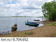 Город Осташков, Тверская область. Озеро Селигер (2014 год). Стоковое фото, фотограф Елена Коромыслова / Фотобанк Лори
