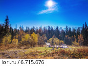 Туристы готовят обед. Стоковое фото, фотограф Александр Усик / Фотобанк Лори
