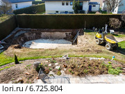 private construction site. Стоковое фото, фотограф Erwin Wodicka / Фотобанк Лори