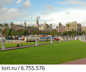 Барселона. Мол д`Эспанья (Mall d`Espanya) (2014 год). Редакционное фото, фотограф Шевцова Анна / Фотобанк Лори